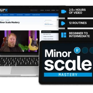 Minor Scale Mastery on laptop and tablet