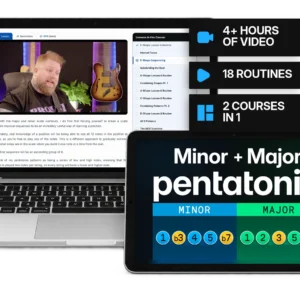 Pentatonic Bundle on a laptop and a tablet