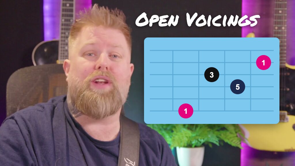 Triad Mastery level 5: Open voicings